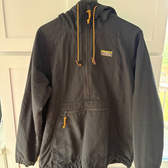 L.L.Bean Half-Zip Hooded Anorak Pullover - Picture 2 of 7